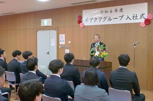 入社式01